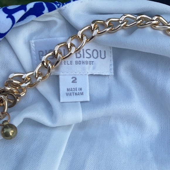 Bisou Bisou sleeveless maxi dress sz 2 - Picture 3 of 6